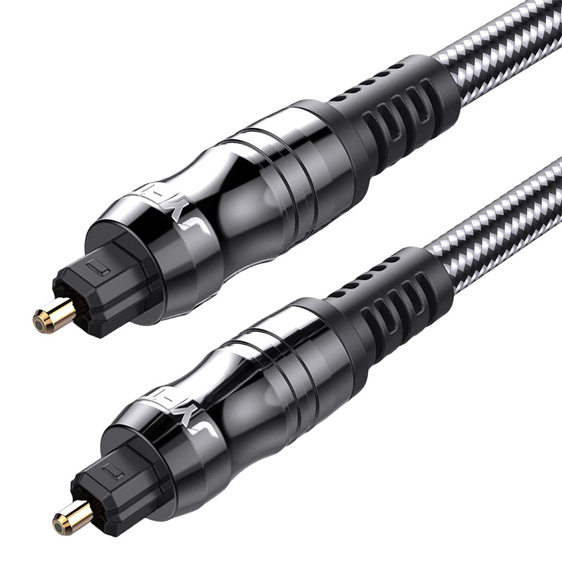 Digital Optical Audio Cable, suitable for connecting TVs, DVDs, projectors, amplifiers in home theaters, an SPDIF multi-channel square-port audio connection cable 10 Packs