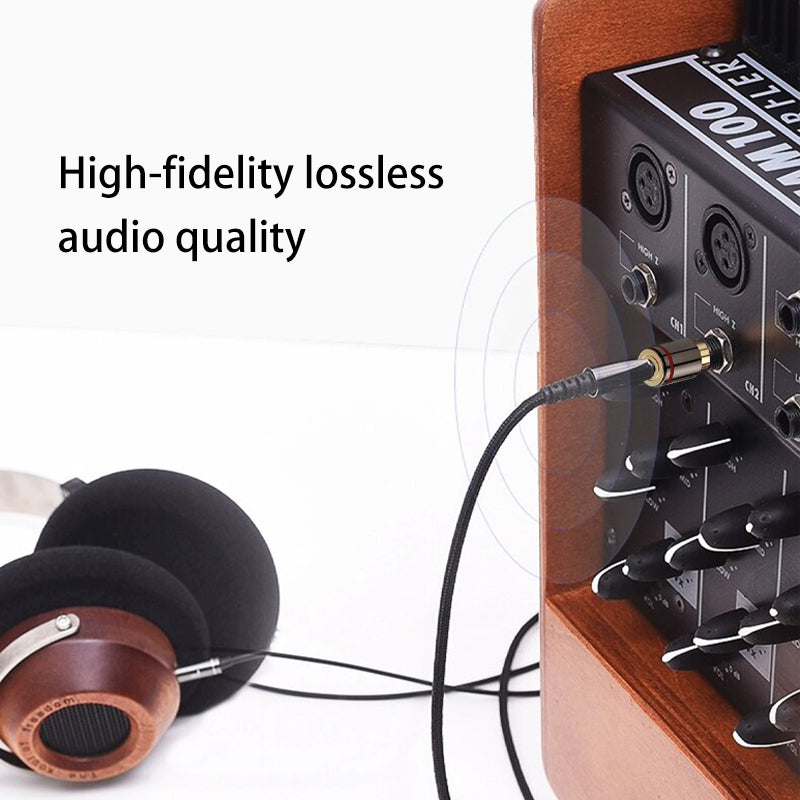 6.35mm Male to 3.5mm Female Audio Adapter, Compatible with Speakers, Electronic Keyboards, Pianos, Electronic Drums, Headphones & Microphones, 2-Pack 10packs