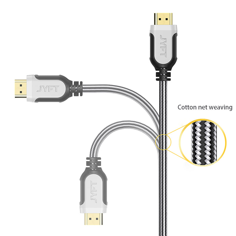 HDMI 2.0 High-Definition Data Cable Engineering-Grade 4K/60Hz HD Cable 1.8m Data Connection Cable for Connecting Computers, Set-Top Boxes, Laptops to TVs, Projectors, Monitors 10 Packs