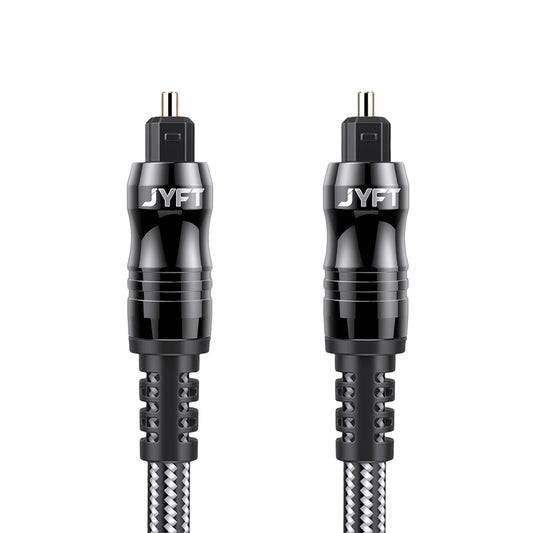 Digital Optical Audio Cable, suitable for connecting TVs, DVDs, projectors, amplifiers in home theaters, an SPDIF multi-channel square-port audio connection cable 10 Packs